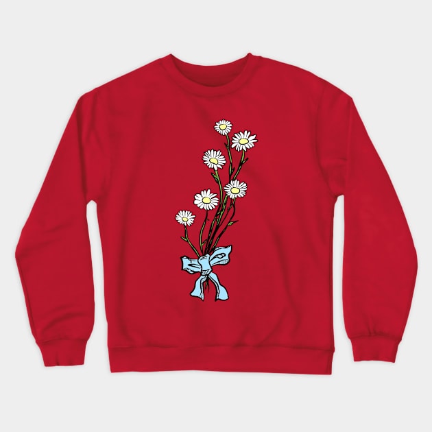 Bunch of Daisies Crewneck Sweatshirt by RoserinArt